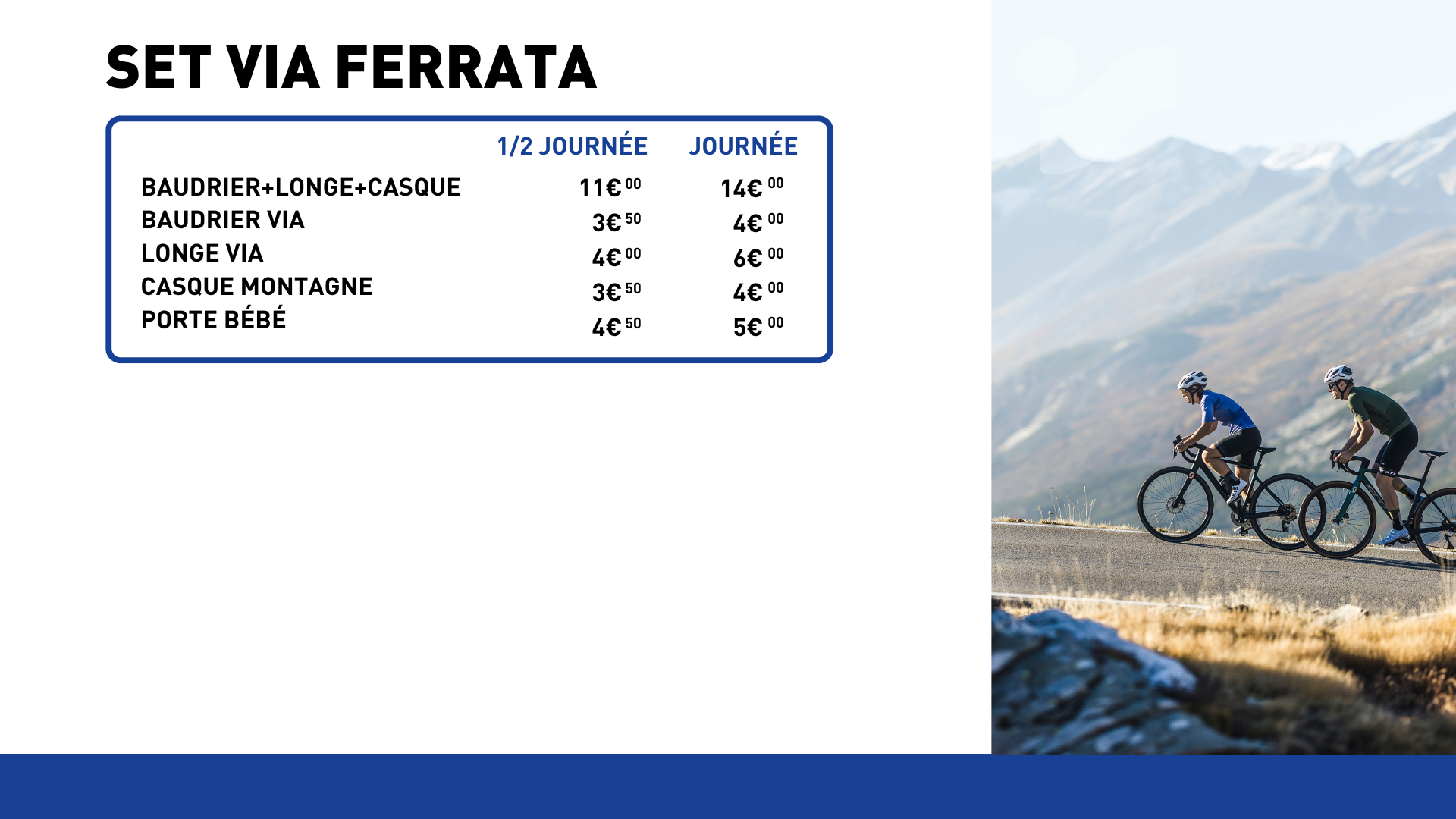 prix via ferrata briançon